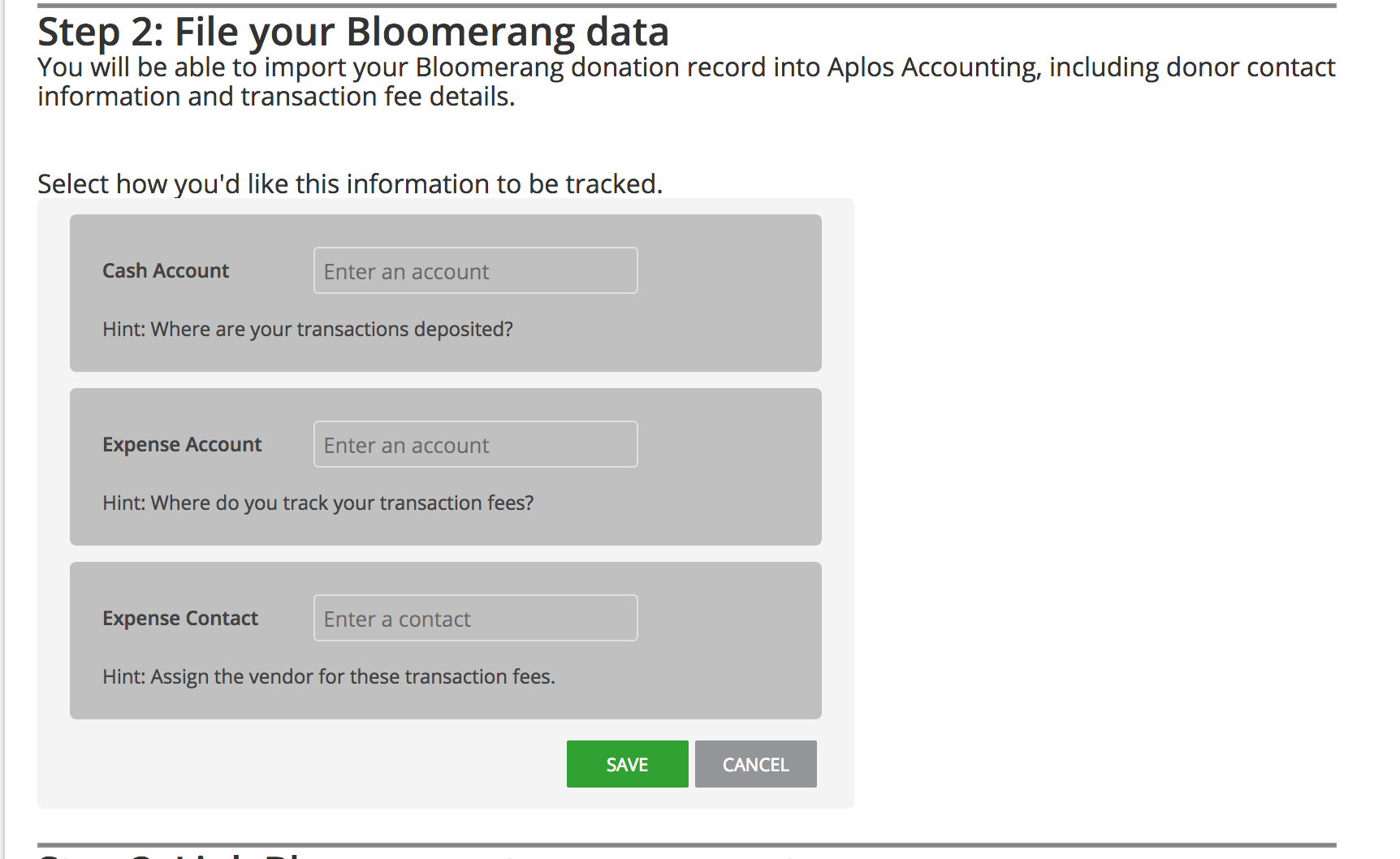 Bloomerang Integration Set-Up